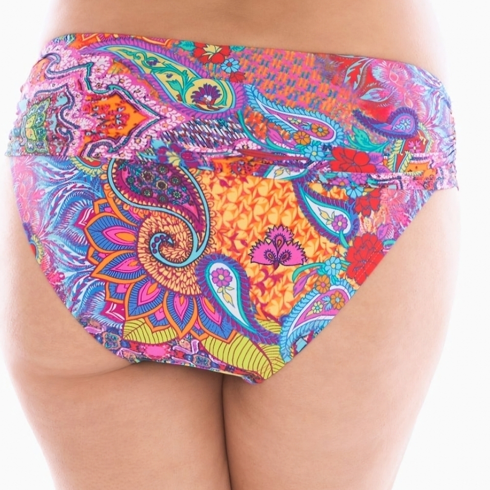 Bleu Rod Beattie Red and Pink Bikini Swim, SIZE 10 - Picture 2 of 8